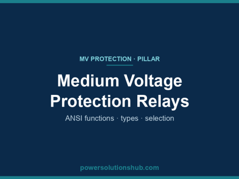 Medium voltage protection relay — numerical feeder protection with ANSI functions