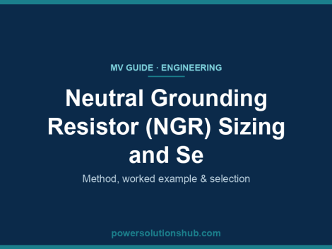 Neutral Grounding Resistor (NGR) Sizing and Se