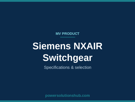 Siemens NXAIR Switchgear