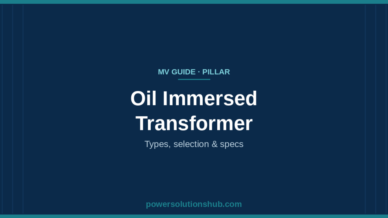 Oil Immersed Transformer