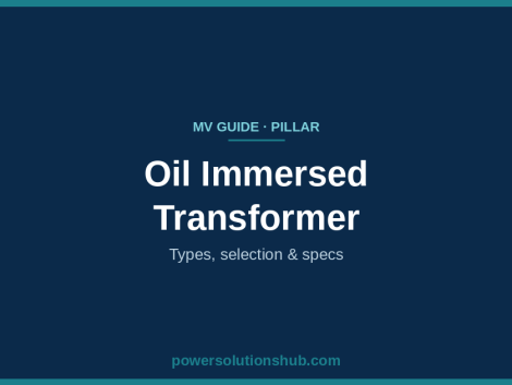 Oil Immersed Transformer
