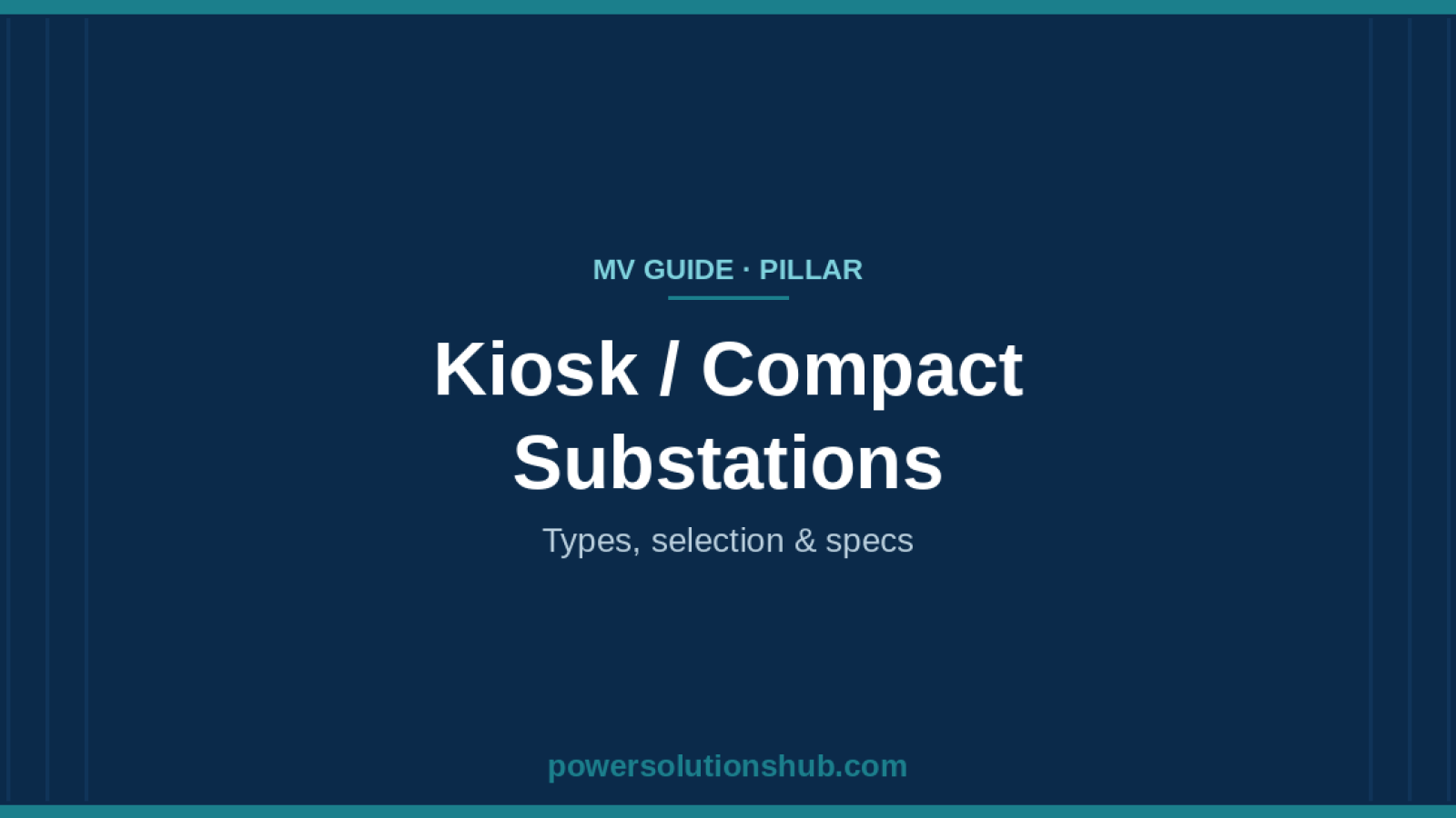 Kiosk / Compact Substations