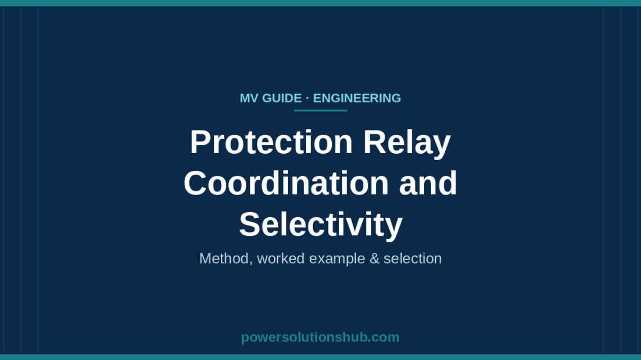 Protection Relay Coordination and Selectivity