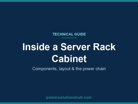 Inside a server rack cabinet — Power Solutions Hub technical guide