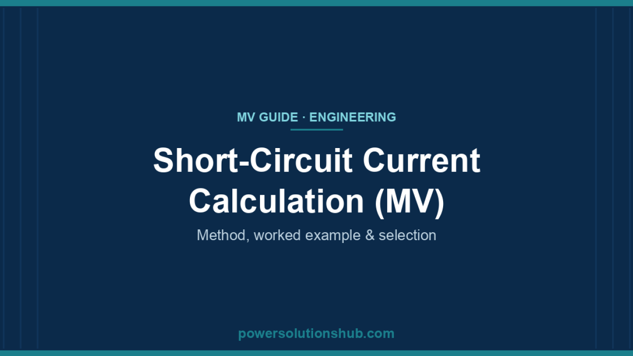 Short-Circuit Current Calculation (MV)