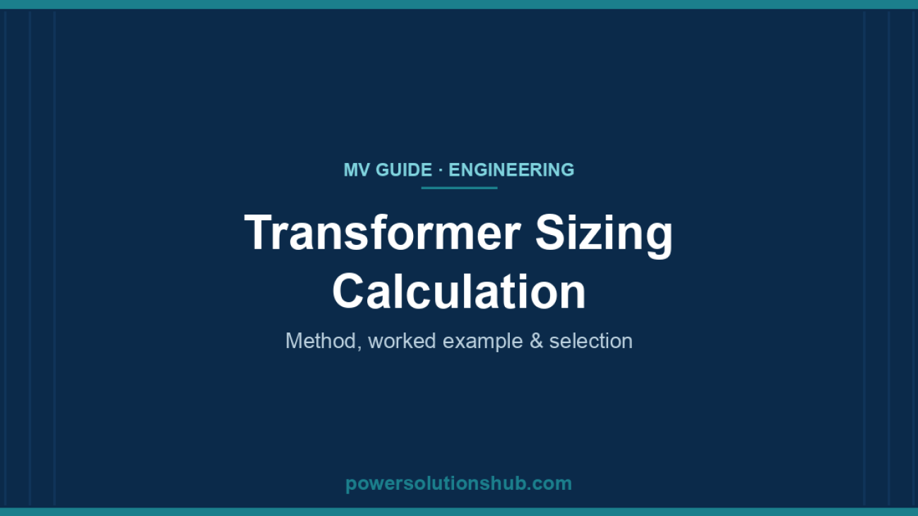 Transformer Sizing Calculation
