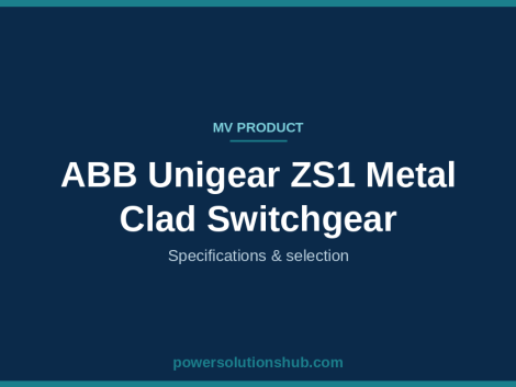 ABB Unigear ZS1 Metal Clad Switchgear