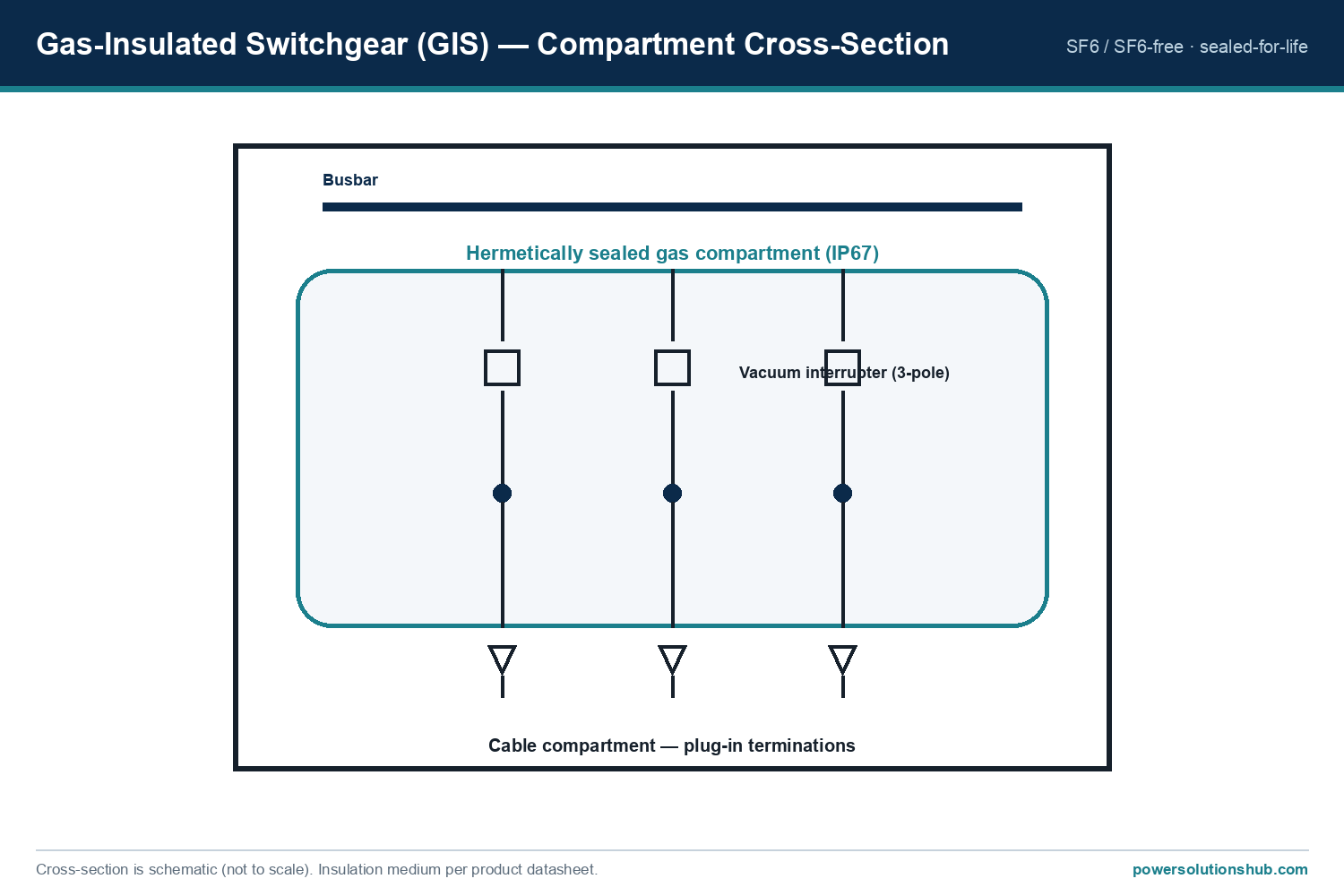 Siemens 8DJH Gas Insulated Switchgear 3 Siemens 8DJH Gas Insulated Switchgear — schematic