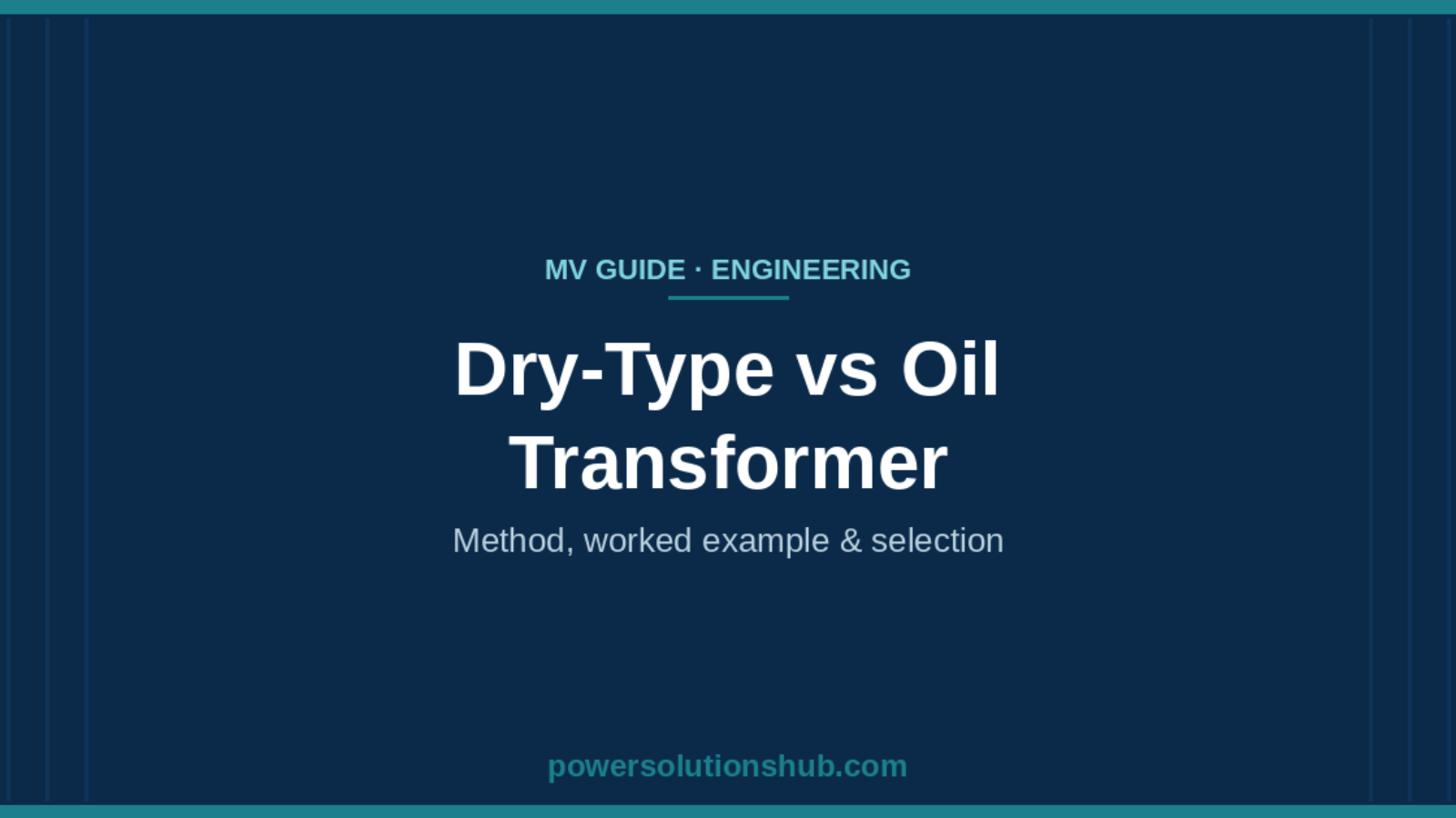 Dry-Type vs Oil Transformer